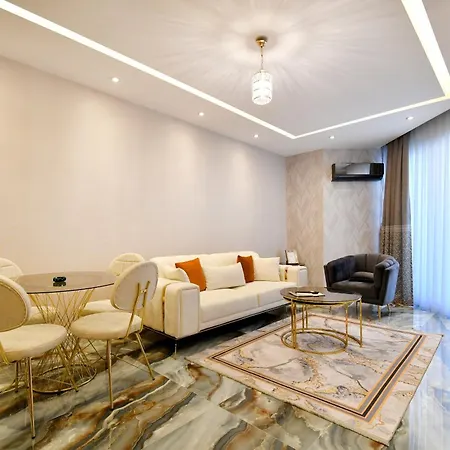 0027 Serenity Royal Luxury 1-bedroom In Seafront Premium Complex In Oba, 阿拉尼亚