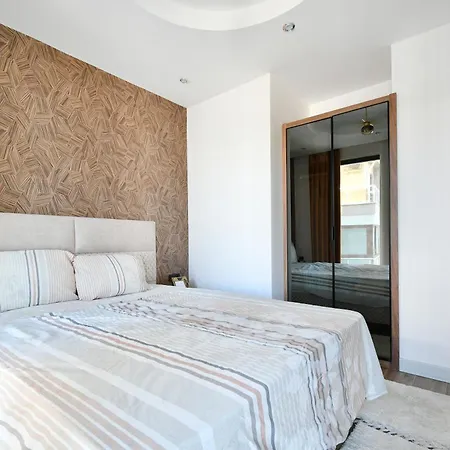 0027 Serenity Royal Luxury 1-bedroom In Seafront Premium Complex In Oba, 公寓 阿拉尼亚