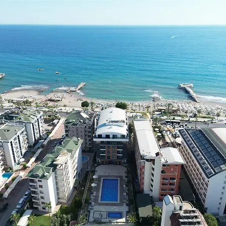 0027 Serenity Royal Luxury 1-bedroom In Seafront Premium Complex In Oba, 公寓
