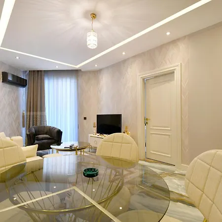 0027 Serenity Royal Luxury 1-bedroom In Seafront Premium Complex In Oba, 阿拉尼亚